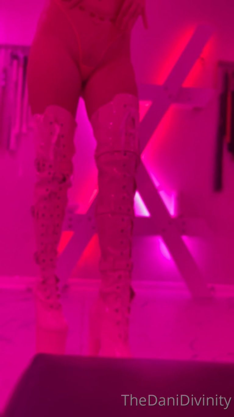Dani Divinity aka thedanidivinity in clip Nothing like a little boot worship to send you straight to sub space - Watch Online
