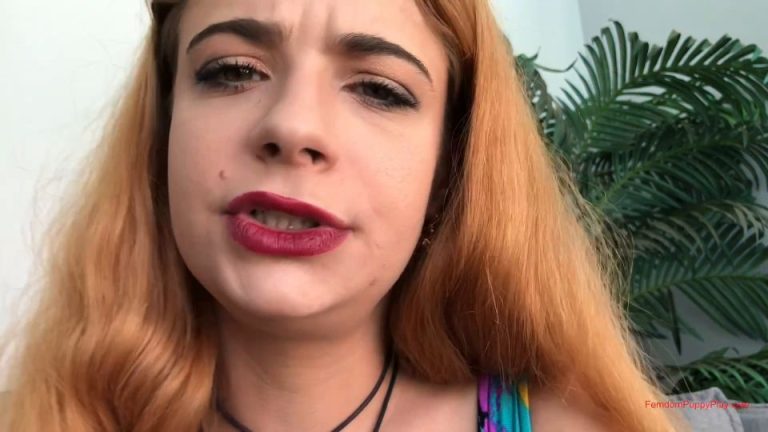 Femdom Puppy Play - Carmen X Shops for Her step-Brother - Watch Online
