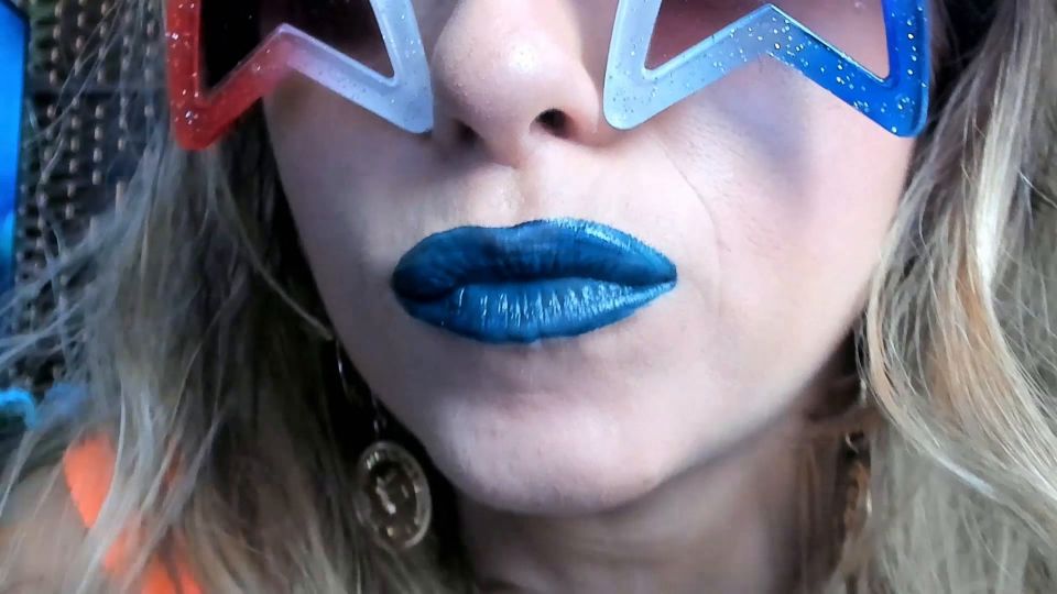Petite Mercy - Blue Lipstick Blowing Bubbles - Watch Online