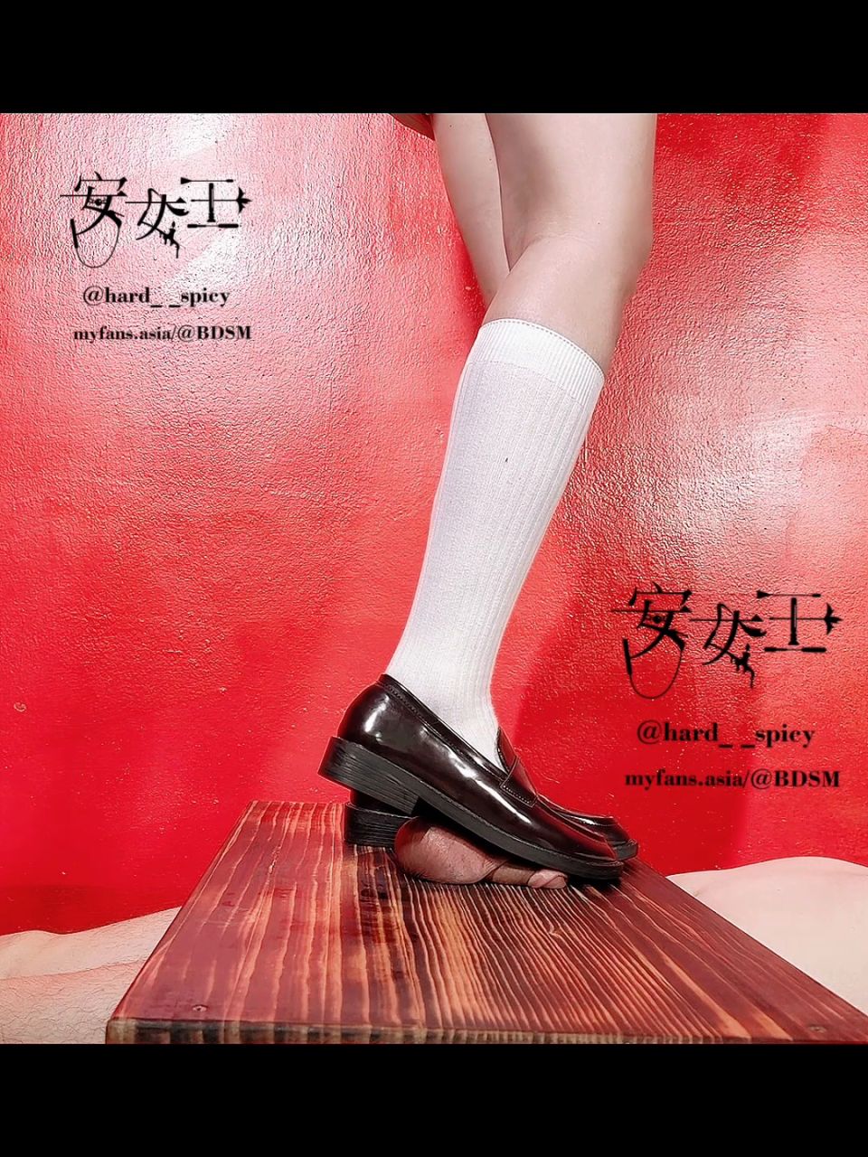 Mistress Ann - Red Wall Episode 3 Mistress Ann Steps On His Balls With High School Shoes In Cockbox - Watch Online