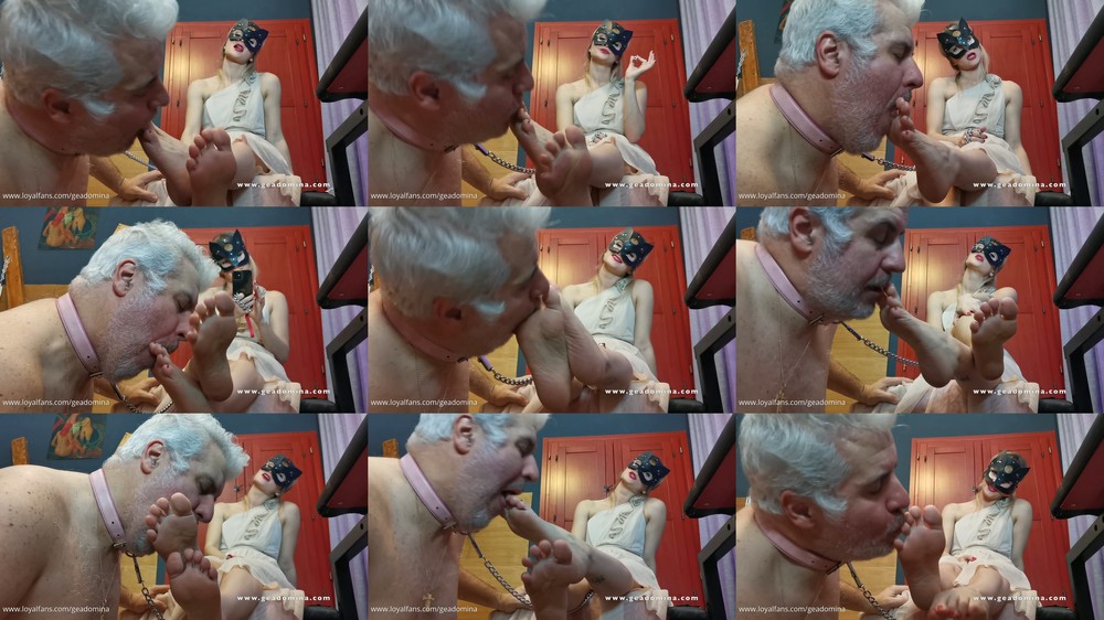 Gea Domina - Im A Goddess Look How I Like To Get My Feet Licked