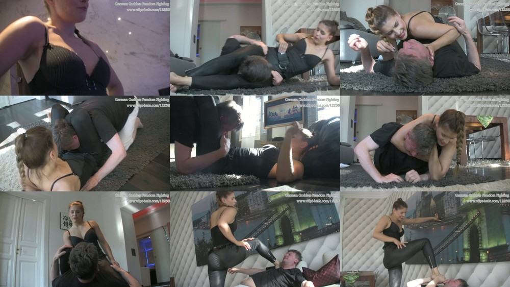 German Goddess Femdom Fighting - Outmuscled Overpowered And Owned By Orsi B