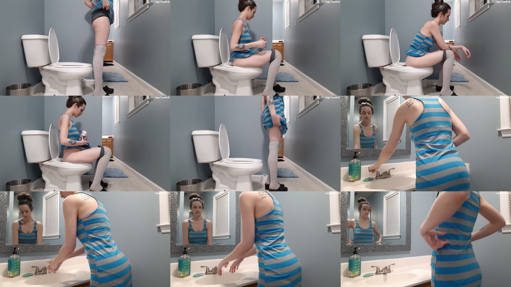 Sage Eldritch - Summer Dress Peeing [Voyeur