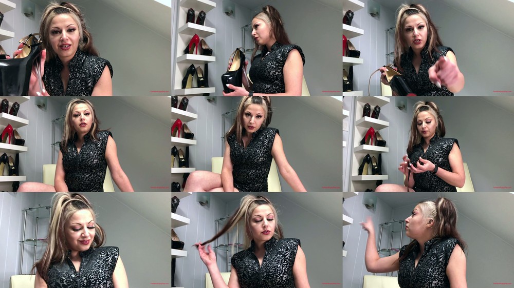 Femdom Puppy Play - Isobel Devi Shocks Her Bad Slave