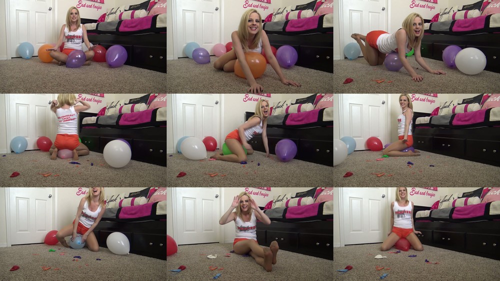 Roxie Rae Fetish - Roxie Hooters Girl Balloon Sit To Pop