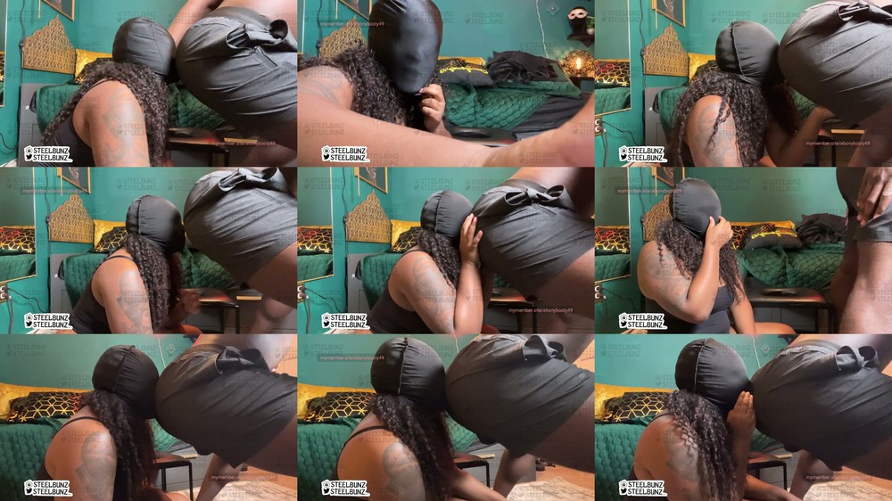 Ebonybooty49 - Masked Eb Smelling Raunchy Man Farts