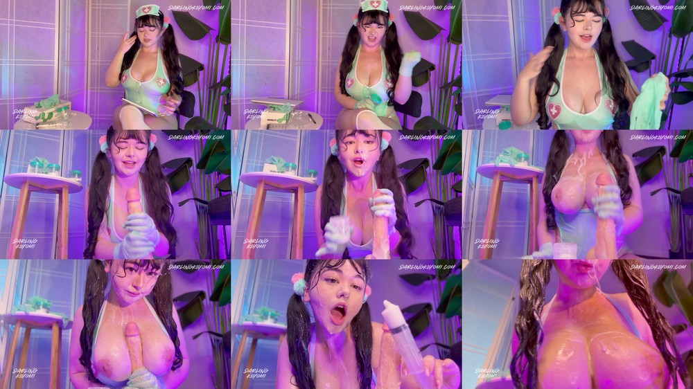 DarlingKiyomi - Psycho Cum Nurse Cum Soaked Bukkake