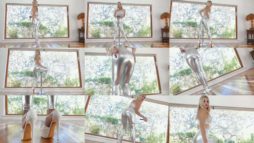 Young Goddess Kim - Shiny Ass Worship - Chastity pet Tease