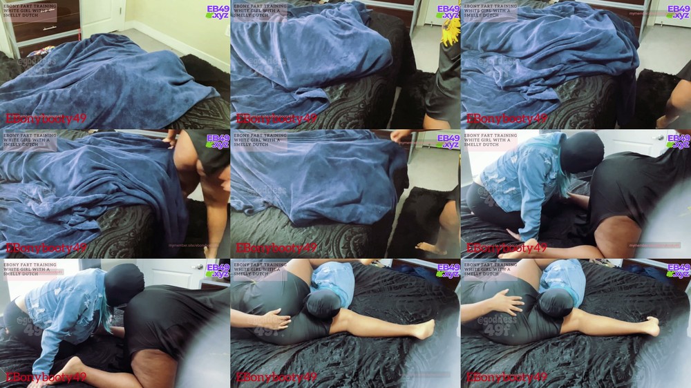 Ebonybooty49 - Lost Footage - Ebony Gives White Girl Fart Training W - Dutch Oven
