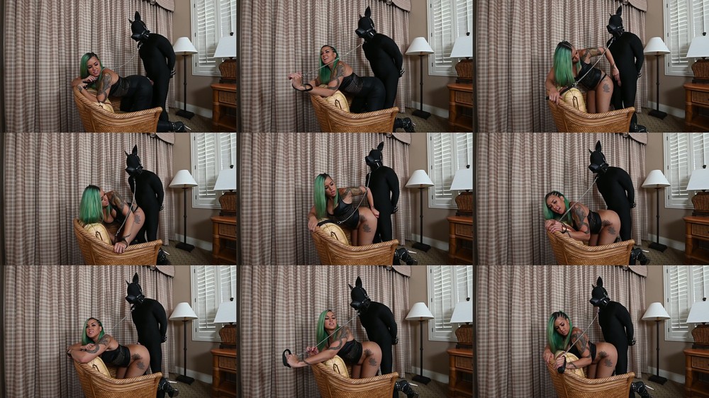 Melody Cheeks - Femdom Mistress Teases And Fucks BDSM Puppy