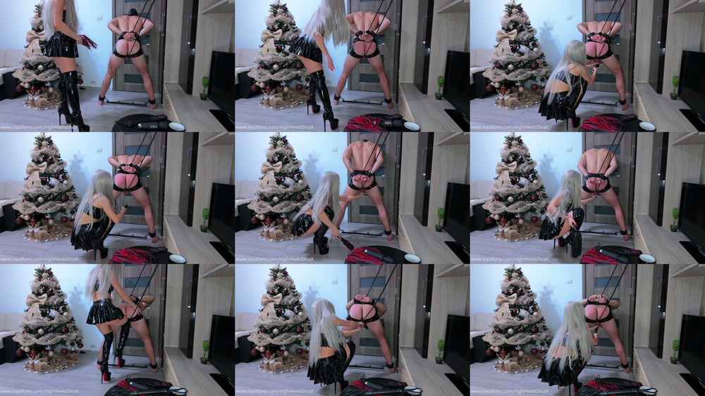 Goddess Maisha - Suspended CBT - Spanked Ballbusted And Denied