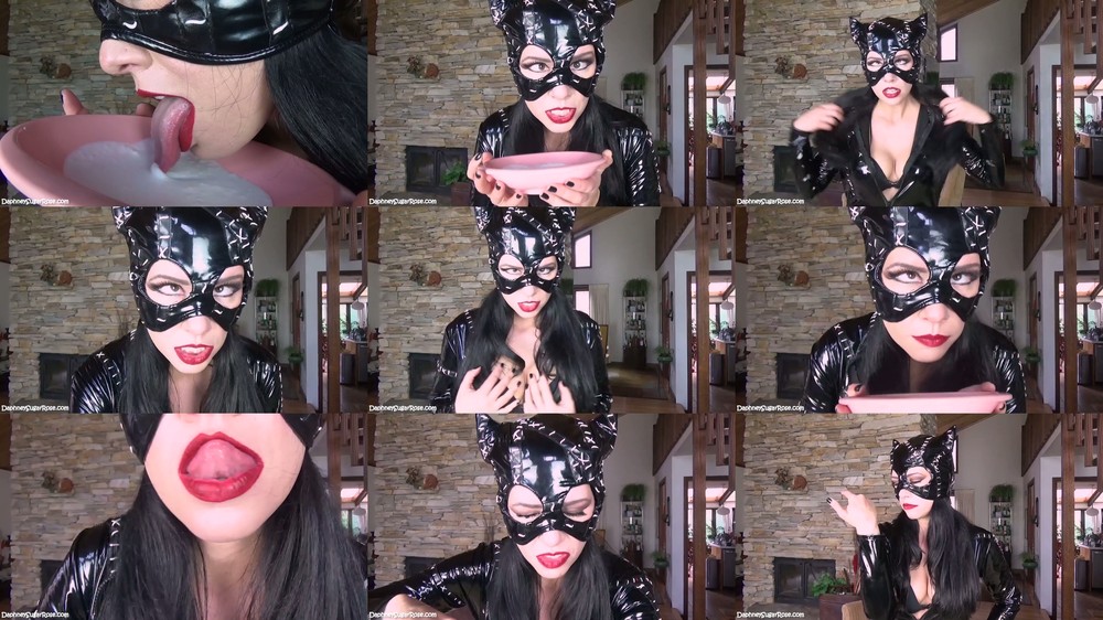 Daphney Rose - Cross Eyed Catwoman Licks Up Your Cream