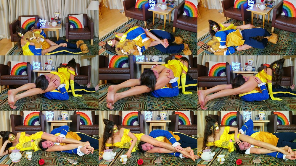 Lexi Long Legs - Halloween Scissors Belle Lexi Turns The Monster Into A Prince With Her Thighs