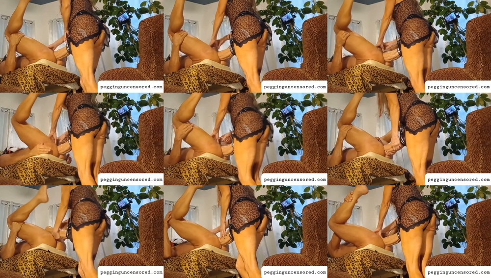 Pegginguncensorred - Pegging His Tight Ass With My Giant Thick Dick