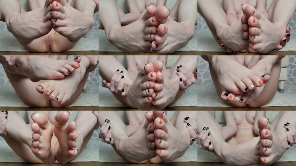 TheTinyFeetTreat - ASMR Lubed Up Toes