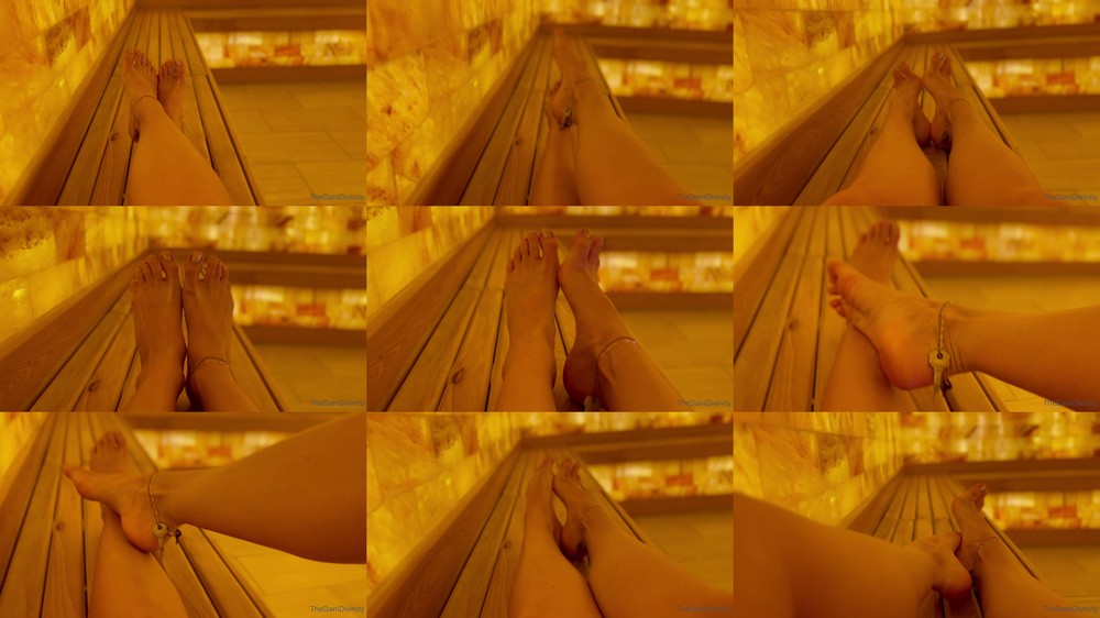 Dani Divinity - Enjoy a zen little moment with my toes. Deep breaths and dont forget to wipe up that