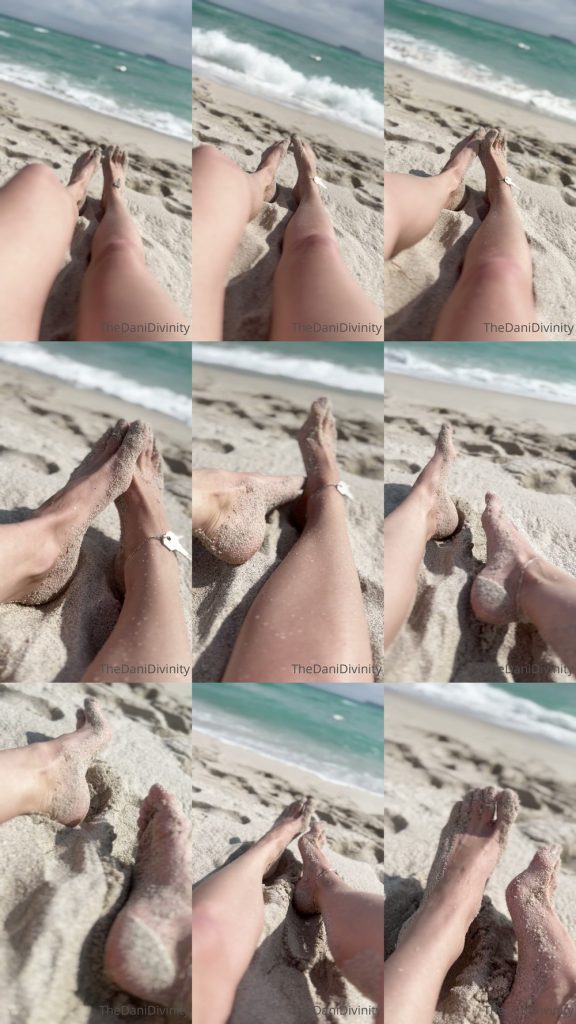 Dani Divinity - Admiring your key in the sand Making you hard on your lunch break The usual