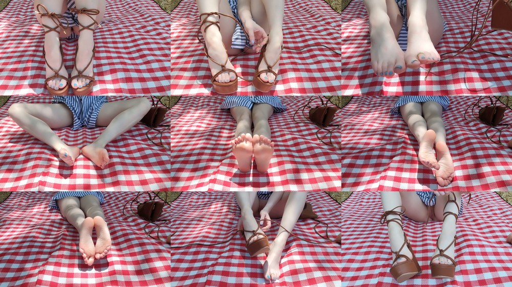 TheTinyFeetTreat - Backyard Picnic - Shoe Play and Bare Feet
