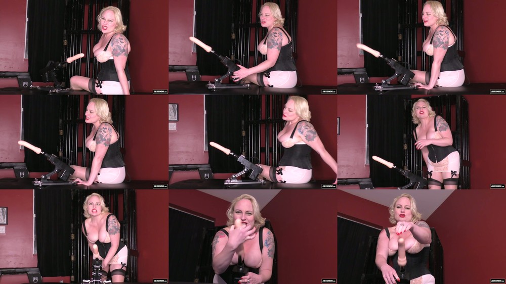 Mistress Genevieve - Fucking Machine Fucking You Raw Slut Training POV