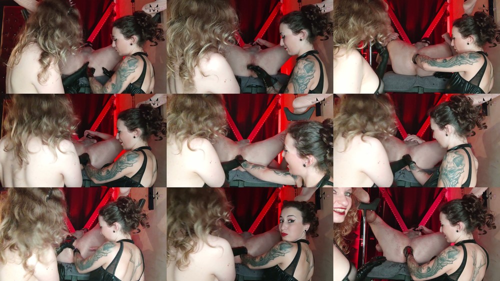 Lyna Jade - Double Fisting By Two Cruel Dommes