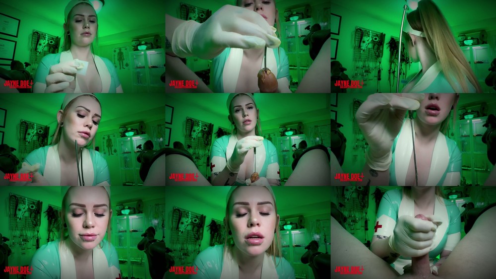 Jayne Doe - Nurse Jayne Sounds Patient And Extracts Sper
