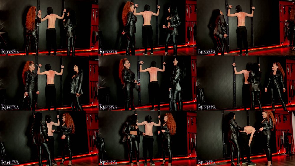 Mistress Kennya - A first whipping by Mistress Amanda and me