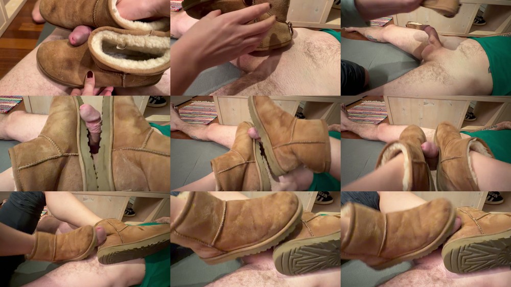 The madama footjob - Ugg boots shoejob
