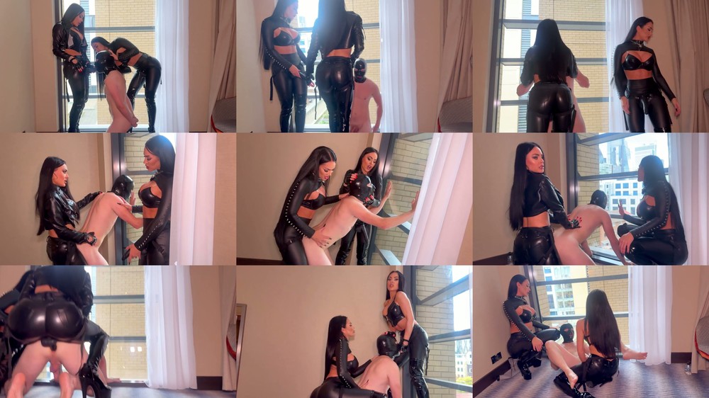 EVIL WOMAN and Natasha Black - Anal destroyed in front of the window