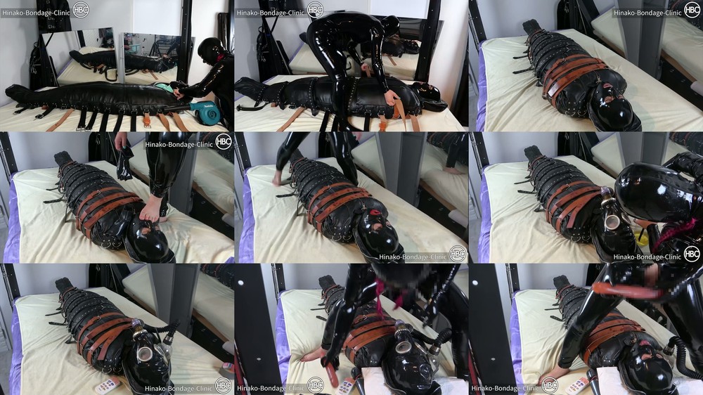 Mistress Hinako - Inflatable Leather Rest Sack Tease And Denial