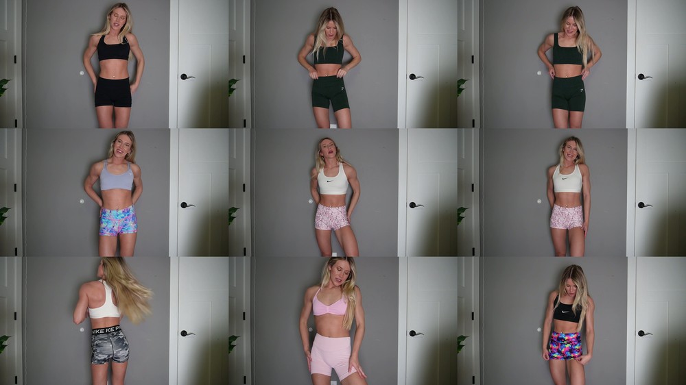 keeks 3005 - SFW - Gym Clothes Try On