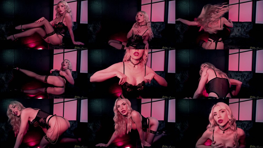 Goddess Blonde Kitty - Stroke For Perfection
