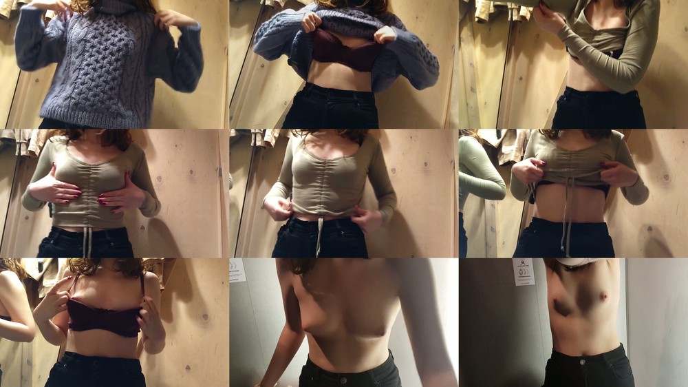 Adria Nite - Public Fitting Room 19yo In Mall