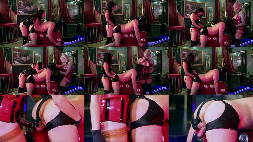 Spicy Bratty Bella - Lady Bella - Rubber Bondage and Spitroast Pegging