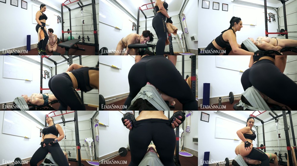 Mistress Ezada Sinn - Ass Worship Reward Giada Da Vinci Licks My Sweat In Chastity In My Gym