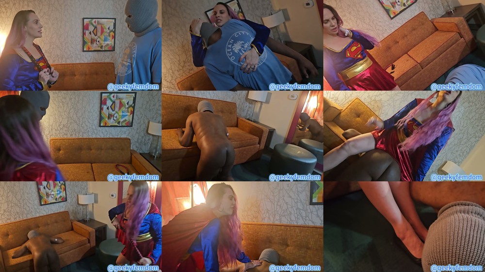 Geeky Femdom - The Kinky Geek - Supergirl Punishes Her Sidekick