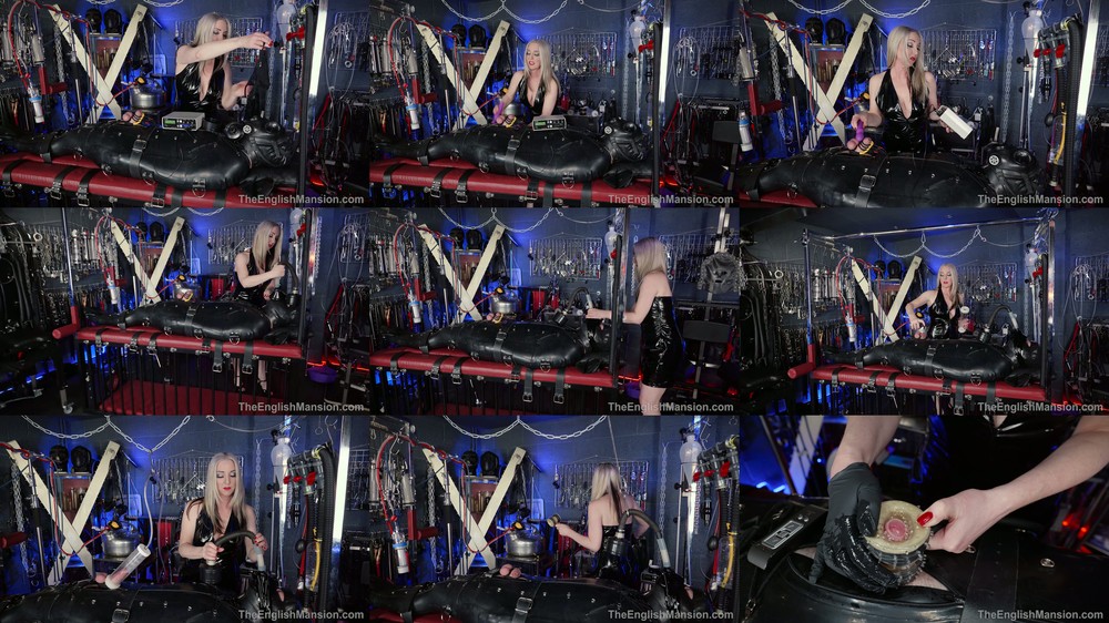 The English Mansion - Mistress Sidonia - Latex Aroma Milking Part 3