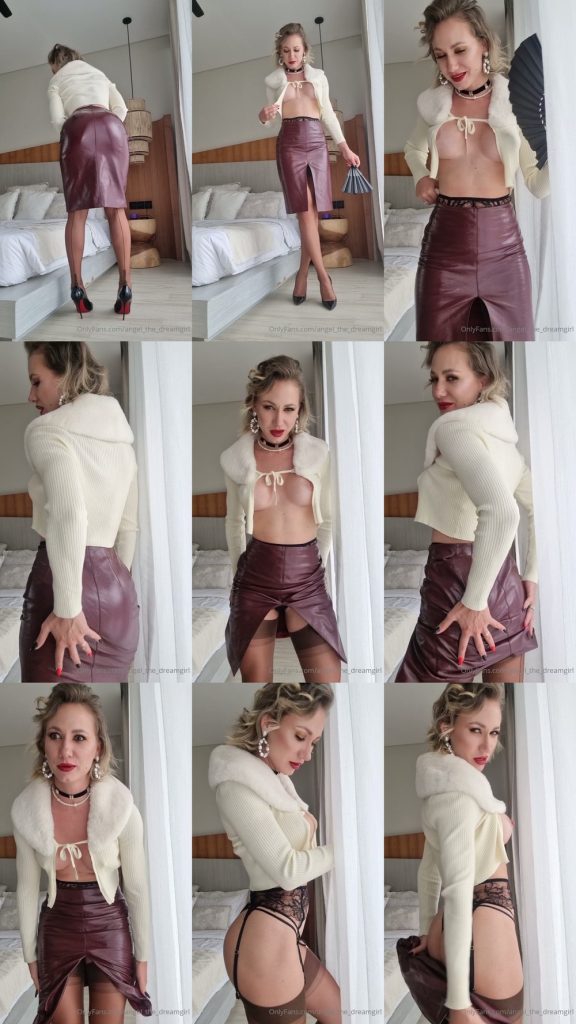 Angel The Dreamgirl - It's A Nice Skirt But It Doesnt Seem Designed To Rub Bet