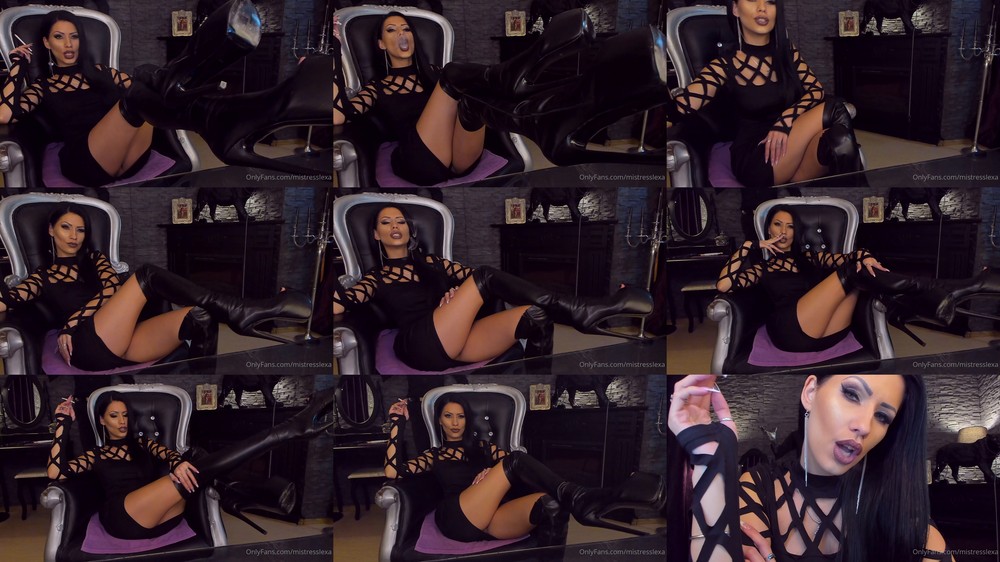 Mistress Lexa - Smoking Goddess Worship Session