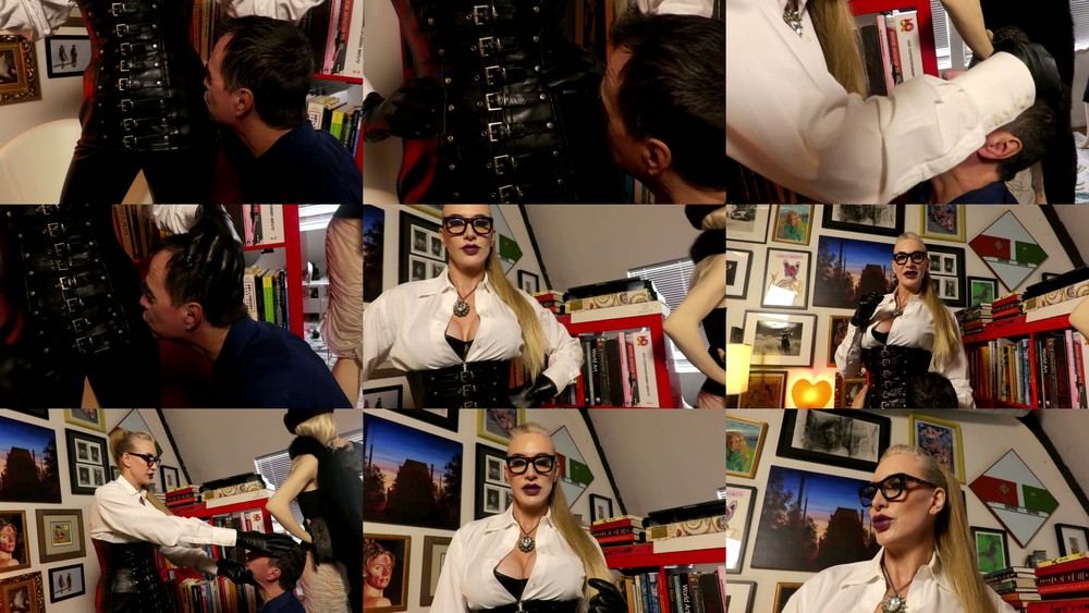 Amazon Goddess Severa - Leather Worship And Face Slapping