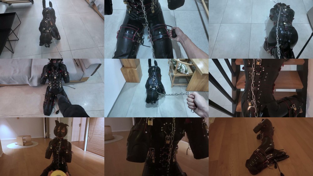 OrangeBoy's Bondage Studio - A small covered in locks - JiangWei and JiaWei