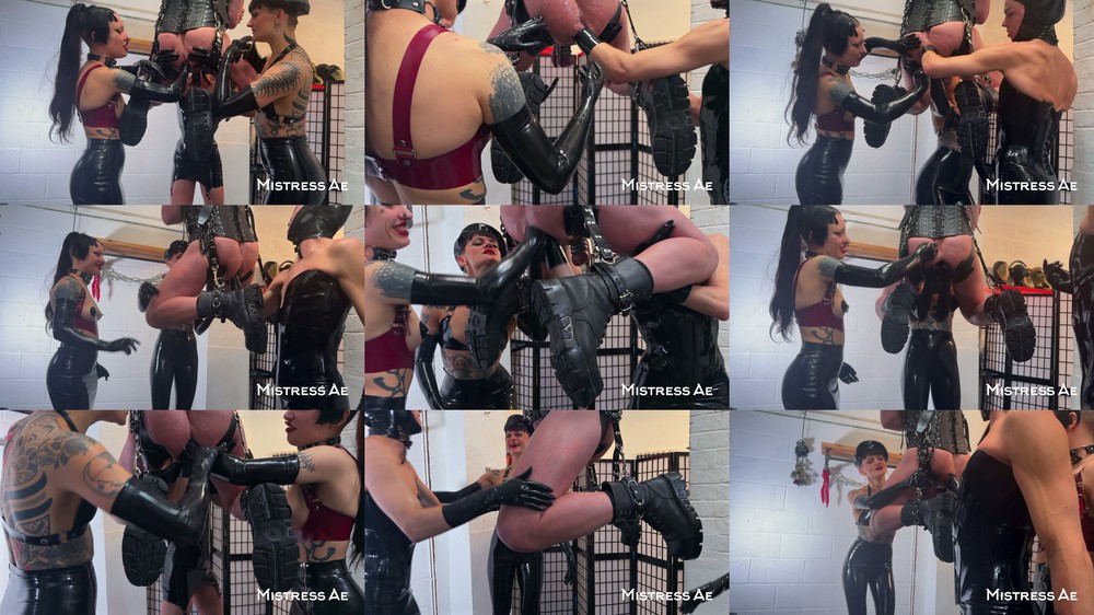 MistressAe - Anal Stretching Match 13 and Air Raid Destruction II - Ground Control Lost Akash and Domina Moir Div