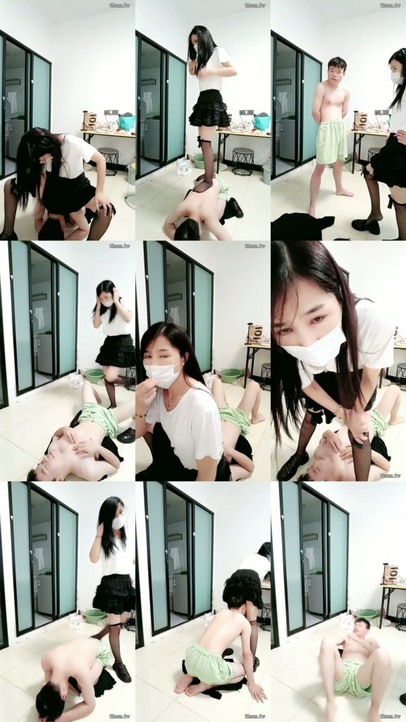 Taolusm - Sama - Black Stockings Discipline The Submissive Dog, Kicking His Groin