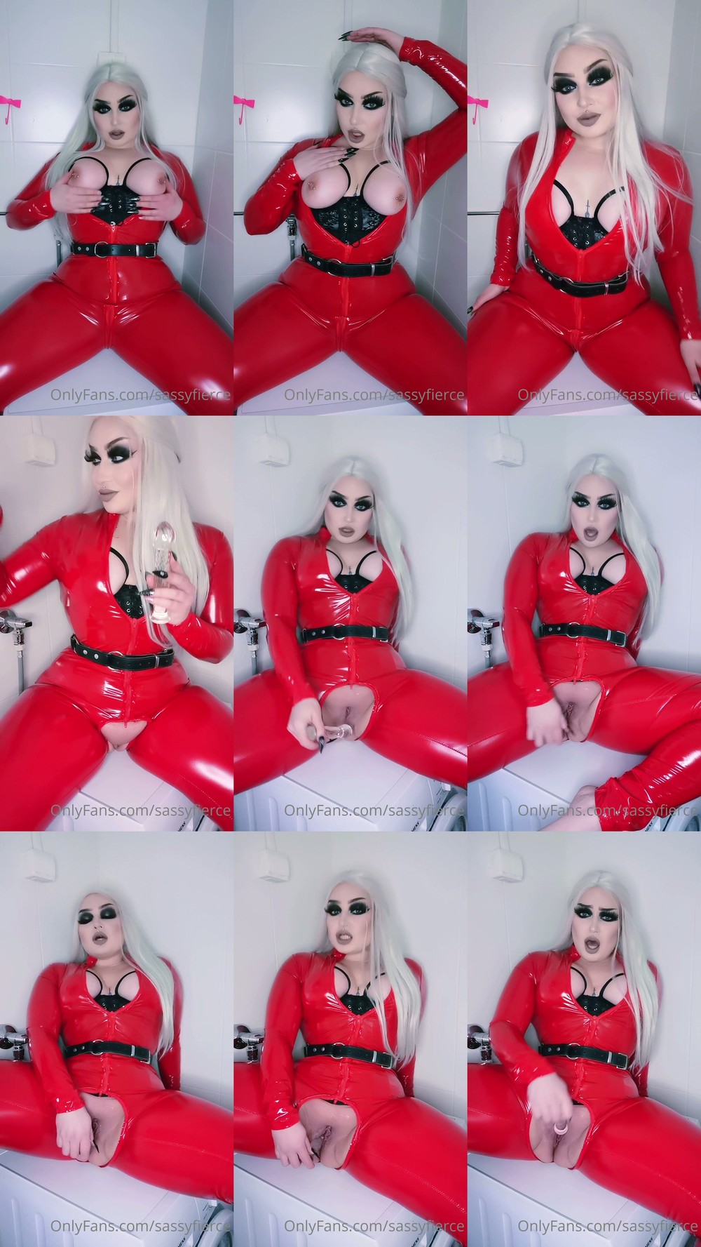 Nova The Nerd - Sassy Xmas Glass Dildo Tease
