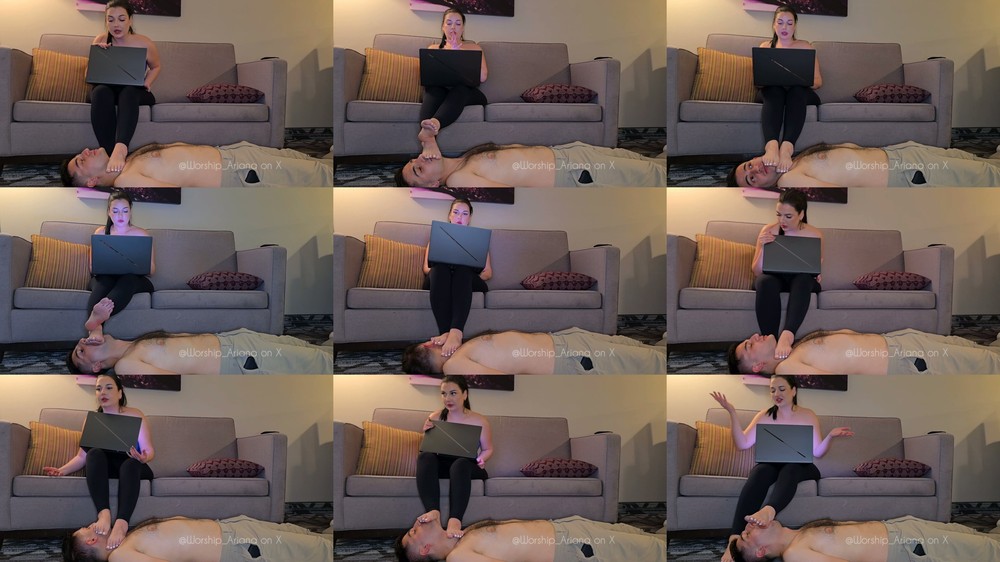 WorshipAriana - Black Friday Findom Shopping - Slavid Used as My Foot Stool