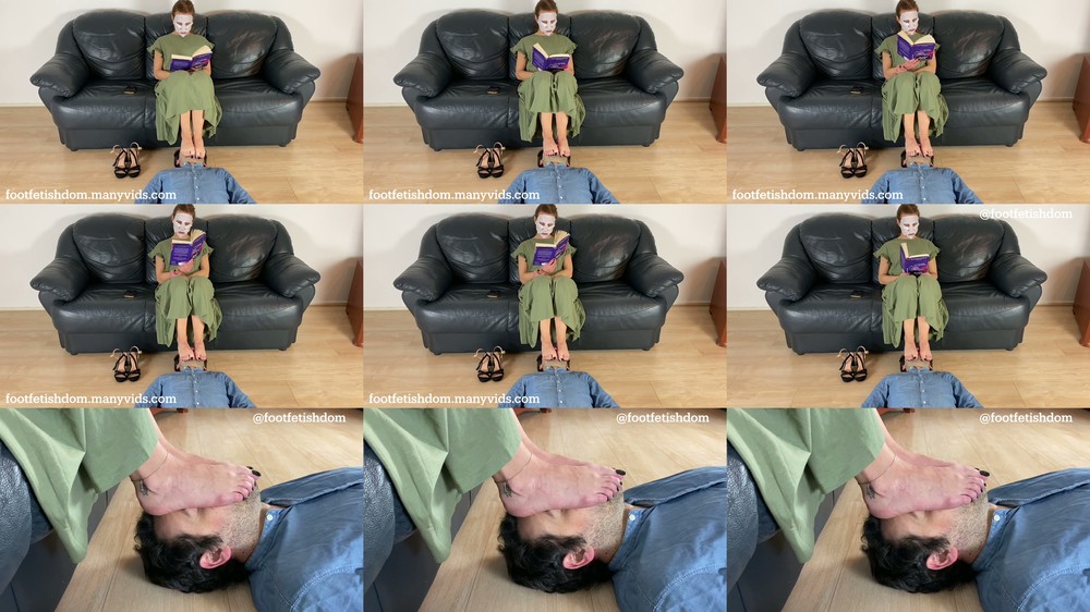 Foot Fetish Dom - Foot Slave Become Ignored Footstool