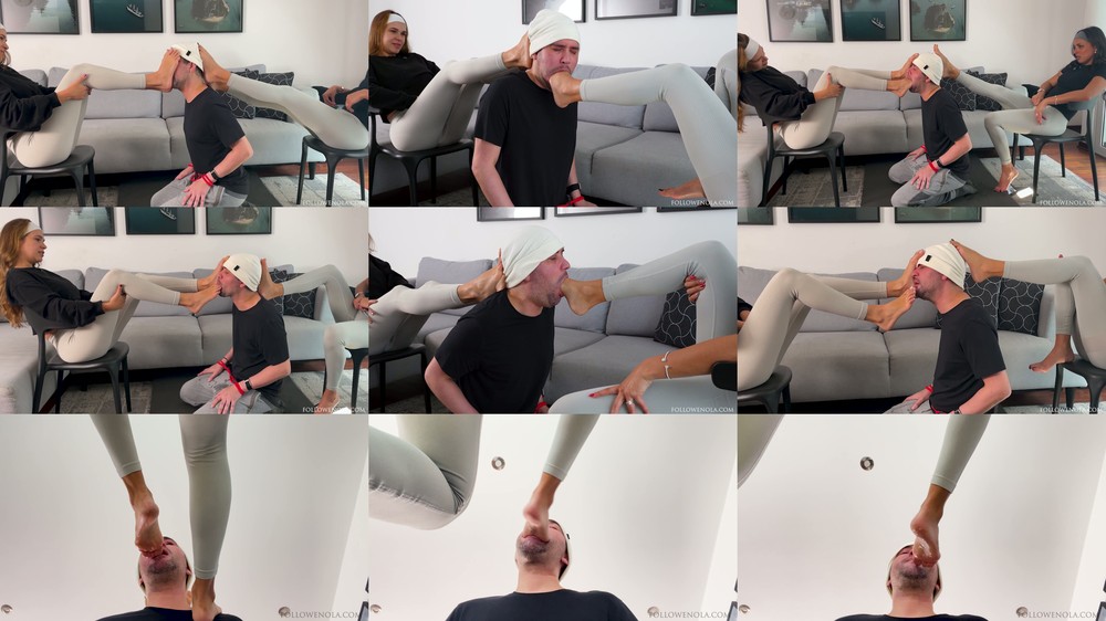 Mistress Enola - Fetish Tag Team Foot Gagging Mistress Enola We Shared His Gag Reflex Like He Was Nothing Extreme Deep Feet