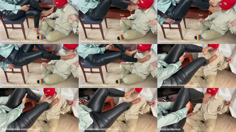 Foot Fetish Dom - Foot Gagging Interrogation