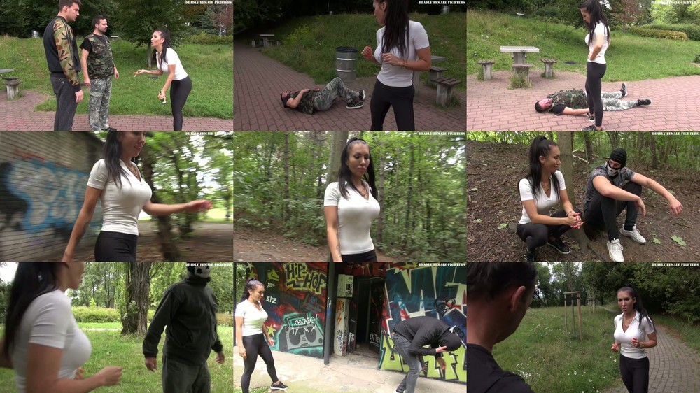 Deadly Female Fighters - Anna Marie - Anna Marie Destroys A Bunch Of Jerks