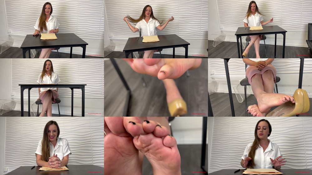 Femdom Puppy Play - Ashlynn Makes Her Boss Her Slave