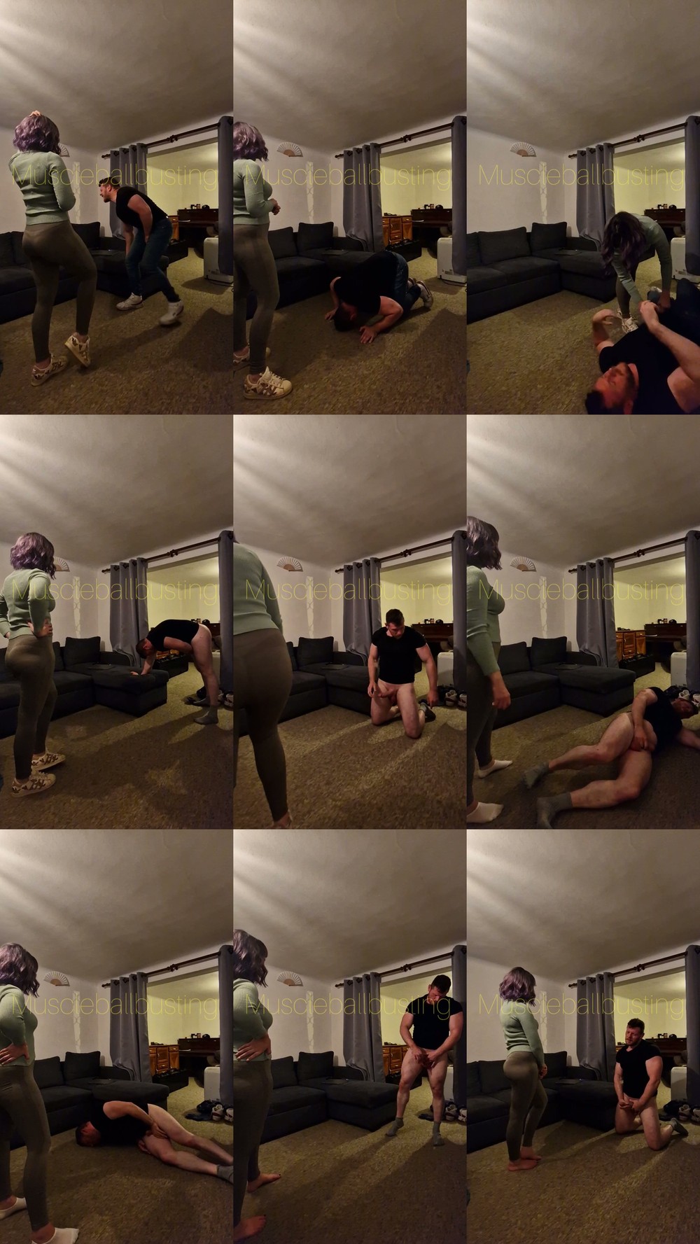 Muscle Ballbusting - Nicolasmusclebb - Anita Brutally Kicks My Balls July